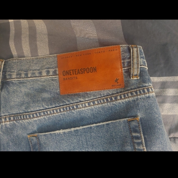 ONE TEASPOON BANDITS DENIM JEAN SHORTS - Picture 3 of 12